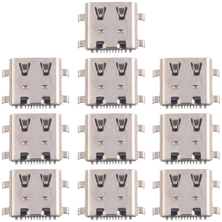 10pcs Original 12 Pin Charging Port Connector, Model:4 Pin Not Spring-loaded - Single Tail Connector by PMc TechLife | Online Shopping South Africa | PMc TechLife | Buy Now Pay Later Mobicred