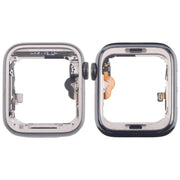 For Apple Watch Series 5 44mm LTE Graphite Steel Middle Frame Bezel Plate with Crown Spin Axis Flex Cable