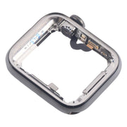 For Apple Watch Series 5 44mm LTE Graphite Steel Middle Frame Bezel Plate with Crown Spin Axis Flex Cable
