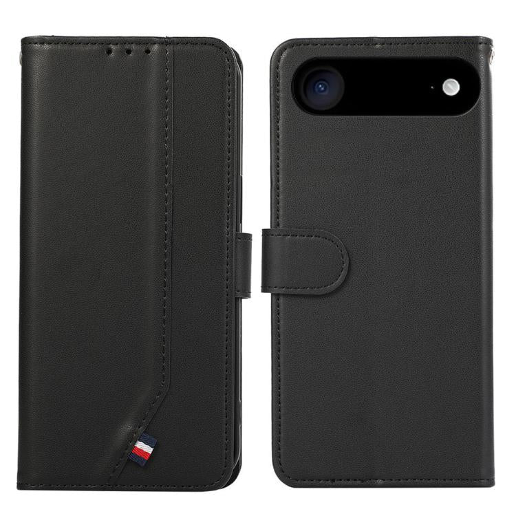 For iPhone 17 Air ABEEL Delicate Texture Splicing RFID Leather Phone Case(Black) - free shipping - PMc TechLife - Order now!