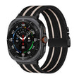For Samsung Galaxy Watch Ultra 47mm Parachute Buckle Stripe Nylon Elastic Braided Watch Band(Black Starlight) - free shipping - PMc TechLife - Order now!