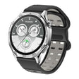 22mm Double-row Hole Studded Buckle Silicone Watch Band(Black Grey) - free shipping - PMc TechLife - Order now!