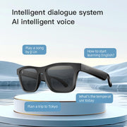 E10 Pro Smart Audio Bluetooth Glasses, Style: AI Translation(Black)