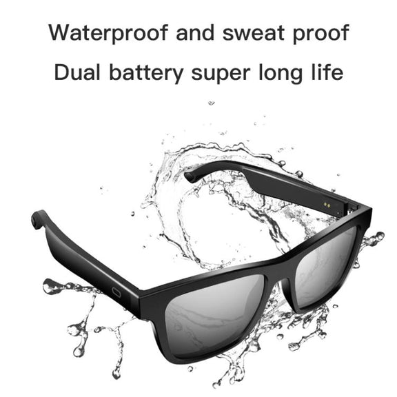 E10 Pro Smart Audio Bluetooth Glasses, Style: AI Translation(Black)
