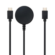 For Samsung Watch Series / Type-C Port Phone 20V 3A 60W 2 in 1 Magnetic Charging Cable, Length: 1.5m(Black)