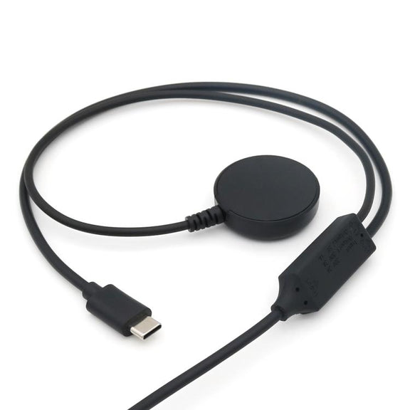 For Samsung Watch Series / Type-C Port Phone 20V 3A 60W 2 in 1 Magnetic Charging Cable, Length: 1.5m(Black)