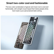 Xiaomi Mechanical Keyboard MK71 Pro Wired / 2.4G / Bluetooth Triple Mode Gaming Keyboard(Glacier)