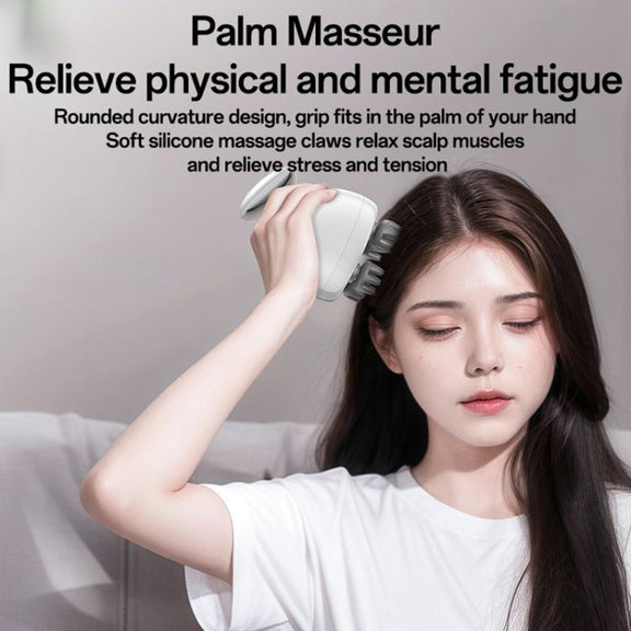 Yesido MG12 IPX7 Water-resistant Intelligent Head Massager Care Instrument(White)