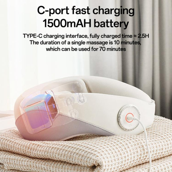 Yesido MG14 Heat Therapy Electric Neck Massager(White)