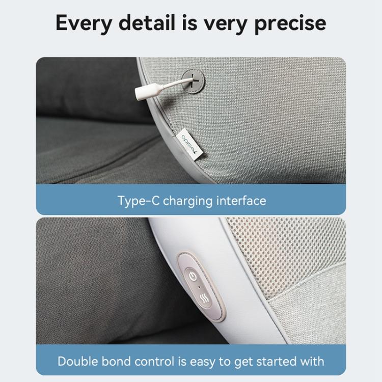 Yesido MG15 Infrared Heat Back Massager(Grey) - free shipping - PMC TechLife - Order now!