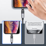 FXCL-WY0G 2.4A USB to 8 Pin 180 Degree Rotating Elbow Charging Cable, Length:1.2m(Grey)