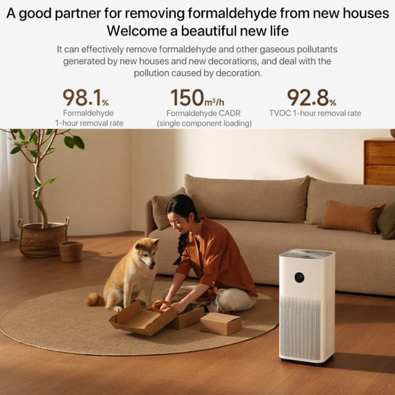 Original Xiaomi Mijia Air Purifier 5 Home Antibacterial Aldehyde Removal Purifier, US Plug(White)