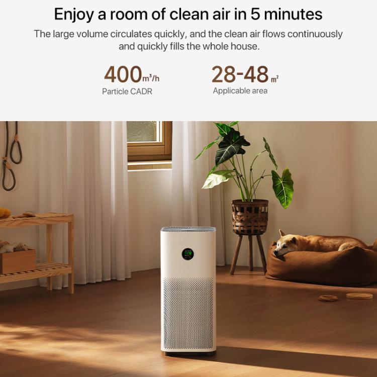 Original Xiaomi Mijia Air Purifier 5 Home Antibacterial Aldehyde Removal Purifier, US Plug(White)