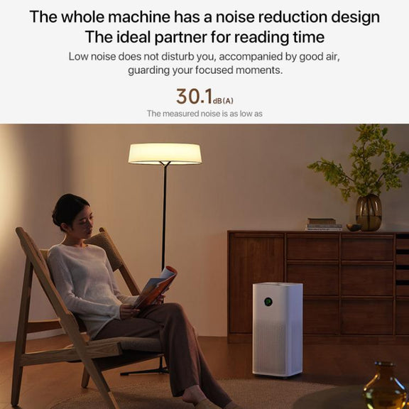 Original Xiaomi Mijia Air Purifier 5 Home Antibacterial Aldehyde Removal Purifier, US Plug(White)