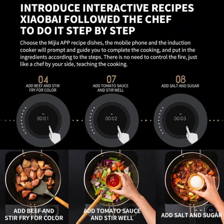 Original Xiaomi Mijia Smart Ultra-thin Induction Cooker 2100W Home Induction Cooker(US Plug) - free shipping - PMC TechLife - Order now!