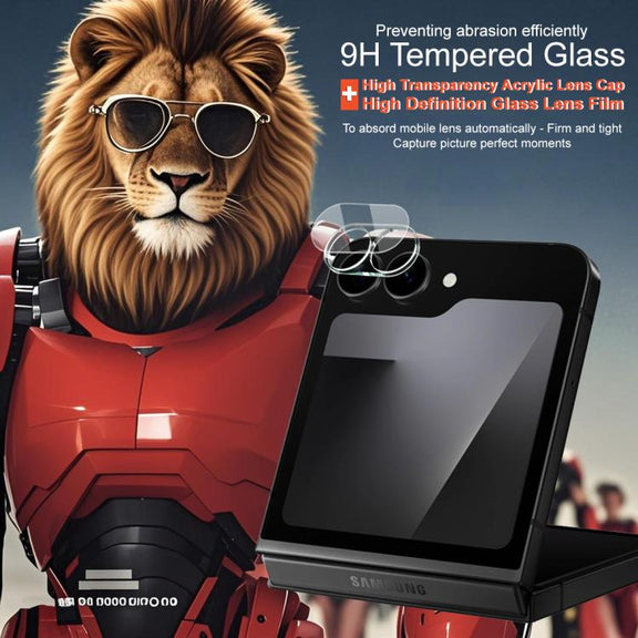 For Samsung Galaxy Z Flip7 FE imak High Definition Integrated Glass Lens Film