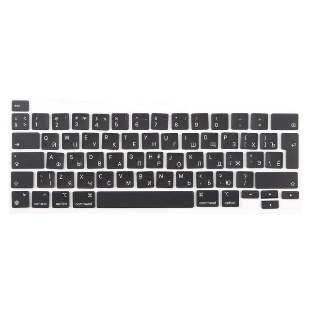 For MacBook A2251 A2289 A2238 A2338 UK Big Enter Version Keycaps, Language:Russian