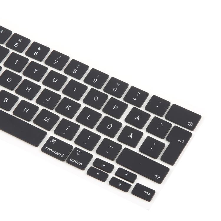 For MacBook A2251 A2289 A2238 A2338 10pcs UK Big Enter Version Keycaps, Language:Sweden