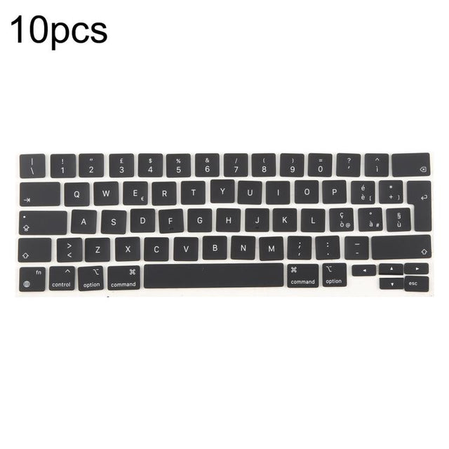 For MacBook A2251 A2289 A2238 A2338 10pcs UK Big Enter Version Keycaps, Language:Italy