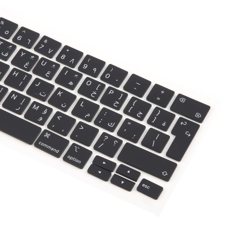 For MacBook A2251 A2289 A2238 A2338 10pcs UK Big Enter Version Keycaps, Language:Arabic