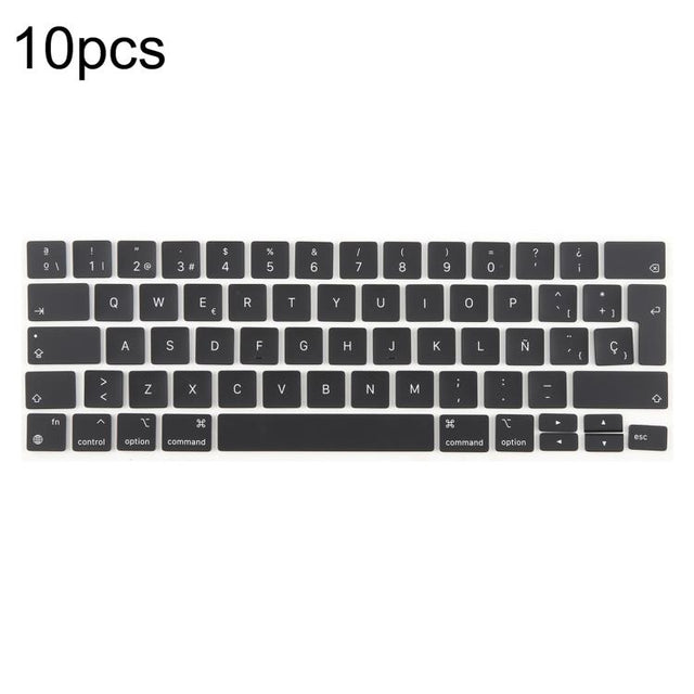 For MacBook A2251 A2289 A2238 A2338 10pcs UK Big Enter Version Keycaps, Language:Spain