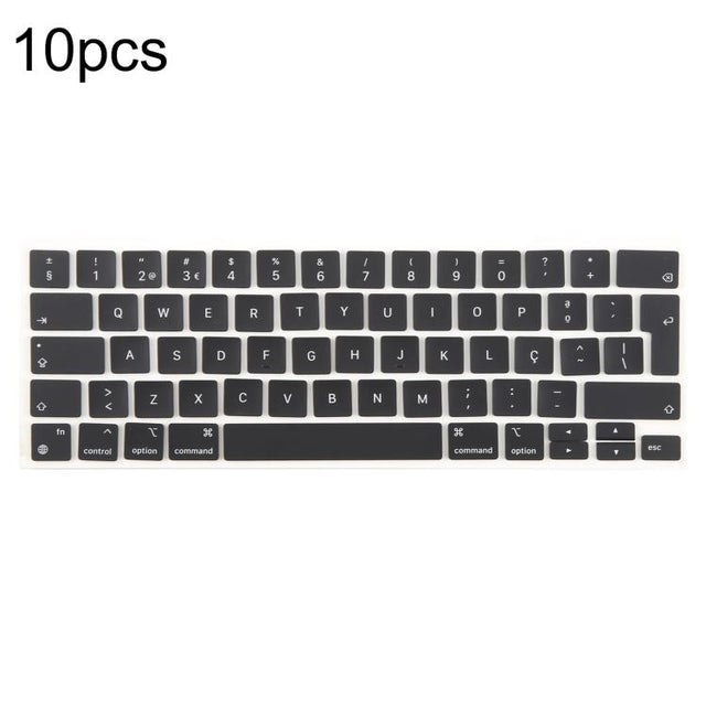 For MacBook A2251 A2289 A2238 A2338 10pcs UK Big Enter Version Keycaps, Language:Portugal