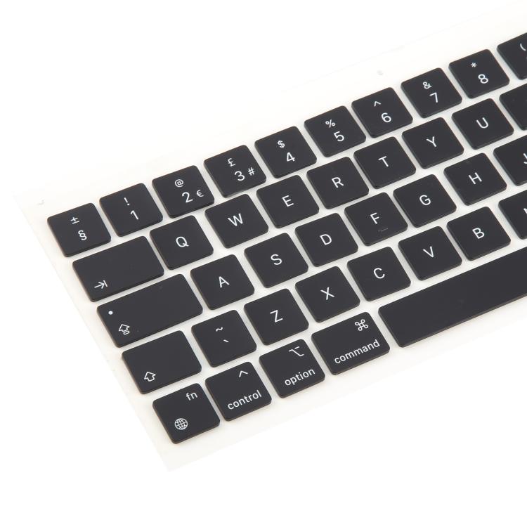 For MacBook A2251 A2289 A2238 A2338 10pcs UK Big Enter Version Keycaps, Language:English