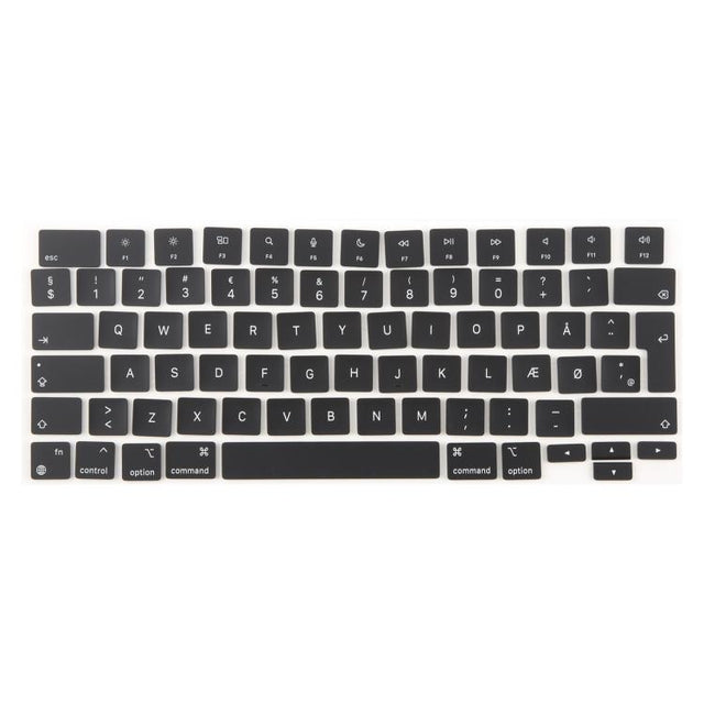 For MacBook A2681 A2941  A3113  A3114 UK Big Enter Version Keycaps, Language:Denmark