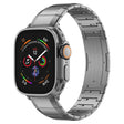 For Apple Watch 46mm / 49mm / 45mm / 44mm One-Bead Pure Titanium Buckle Watch Band(Grey) - free shipping - PMc TechLife - Order now!