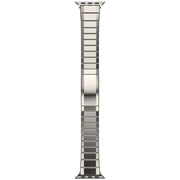 For Apple Watch 46mm / 49mm / 45mm / 44mm One-Bead Pure Titanium Buckle Watch Band(Titanium)