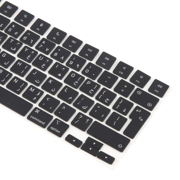 For MacBook A2442 A2485 A2779 A2780 A2991 A2992 A2918 UK Big Enter Version Keycaps, Language:Arabic