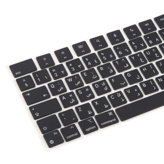 For MacBook A2442 A2485 A2779 A2780 A2991 A2992 A2918 UK Big Enter Version Keycaps, Language:Arabic