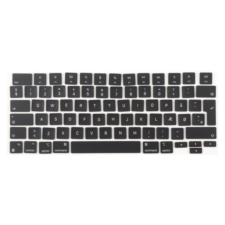 For MacBook A2442 A2485 A2779 A2780 A2991 A2992 A2918 UK Big Enter Version Keycaps, Language:Denmark - free shipping - PMc TechLife - Order now!