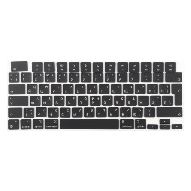 For MacBook A2442 A2485 A2779 A2780 A2991 A2992 A2918 UK Big Enter Version Keycaps, Language:Russian