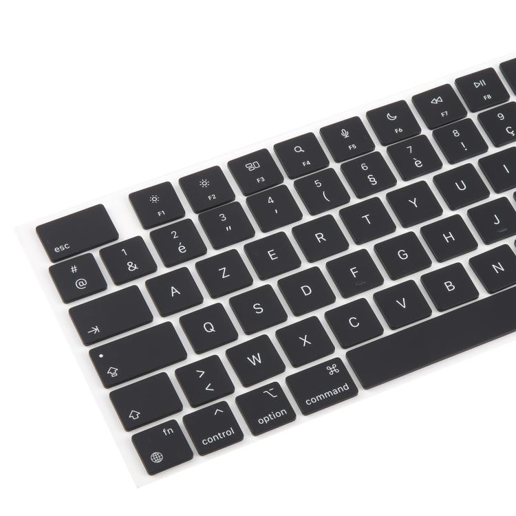 For MacBook A2442 A2485 A2779 A2780 A2991 A2992 A2918 10pcs UK Big Enter Version Keycaps, Language:French