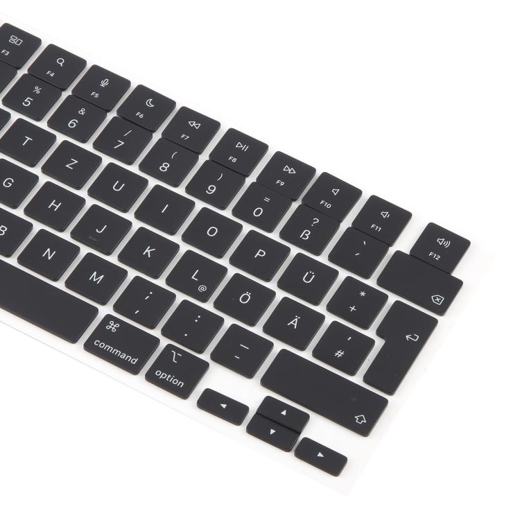 For MacBook A2442 A2485 A2779 A2780 A2991 A2992 A2918 10pcs UK Big Enter Version Keycaps, Language:German