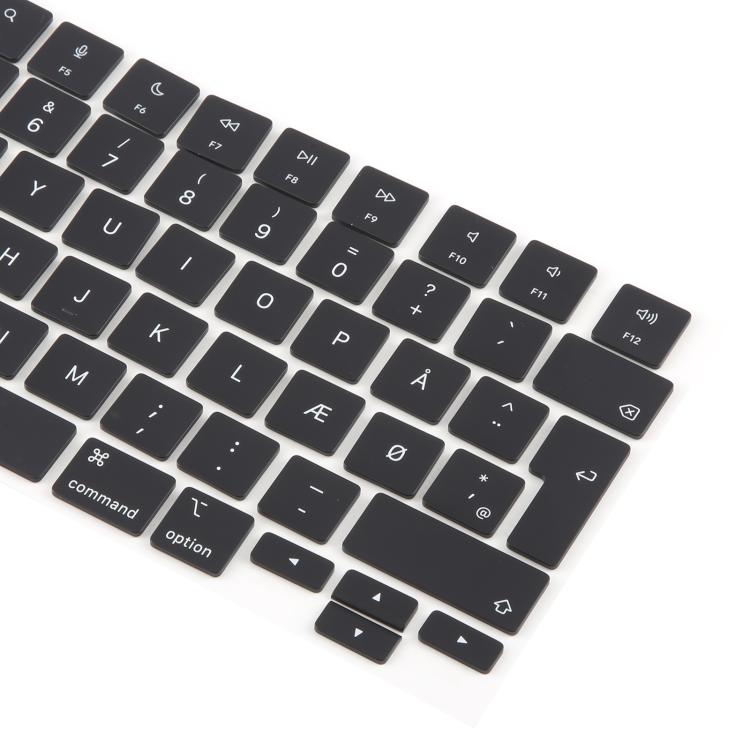 For MacBook A2442 A2485 A2779 A2780 A2991 A2992 A2918 10pcs UK Big Enter Version Keycaps, Language:Denmark