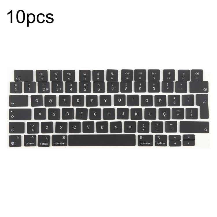 For MacBook A2442 A2485 A2779 A2780 A2991 A2992 A2918 10pcs UK Big Enter Version Keycaps, Language:Portugal