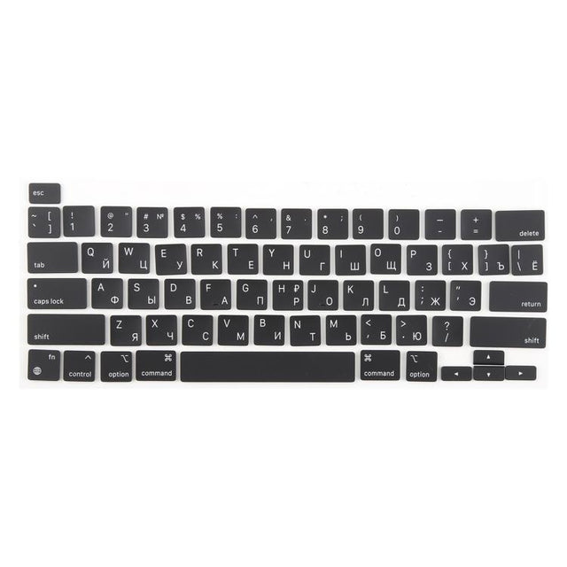 For MacBook A2251 A2289 A2238 A2338 US Small Enter Version Keycaps, Language:Russian