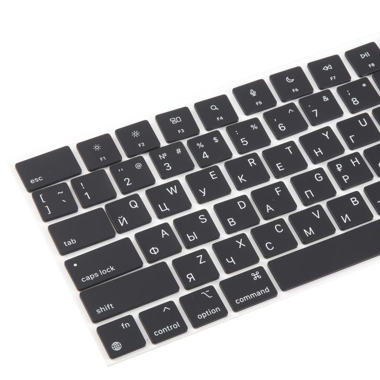 For MacBook A2681 A2941 A3113 A3114 US Small Enter Version Keycaps, Language:Russian