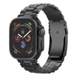 For Apple Watch 46mm / 49mm / 45mm / 44mm T-shaped Turtle Buckle Detachable Titanium Watch Band(Black) - free shipping - PMc TechLife - Order now!