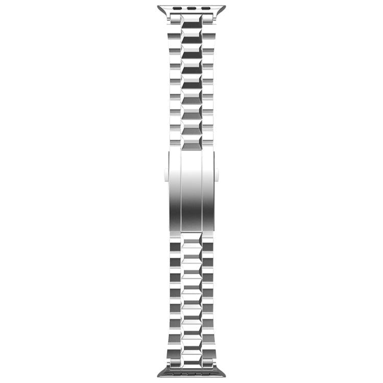For Apple Watch 46mm / 49mm / 45mm / 44mm T-shaped Turtle Buckle Detachable Titanium Watch Band(Silver)