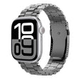 For Apple Watch 42mm / 41mm / 40mm / 38mm T-shaped Turtle Buckle Detachable Titanium Watch Band(Grey) - free shipping - PMc TechLife - Order now!