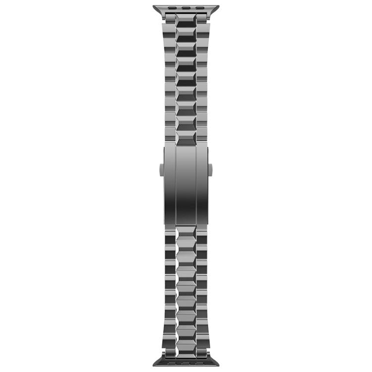 For Apple Watch 42mm / 41mm / 40mm / 38mm T-shaped Turtle Buckle Detachable Titanium Watch Band(Grey)