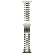 For Apple Watch 42mm / 41mm / 40mm / 38mm T-shaped Turtle Buckle Detachable Titanium Watch Band(Titanium)