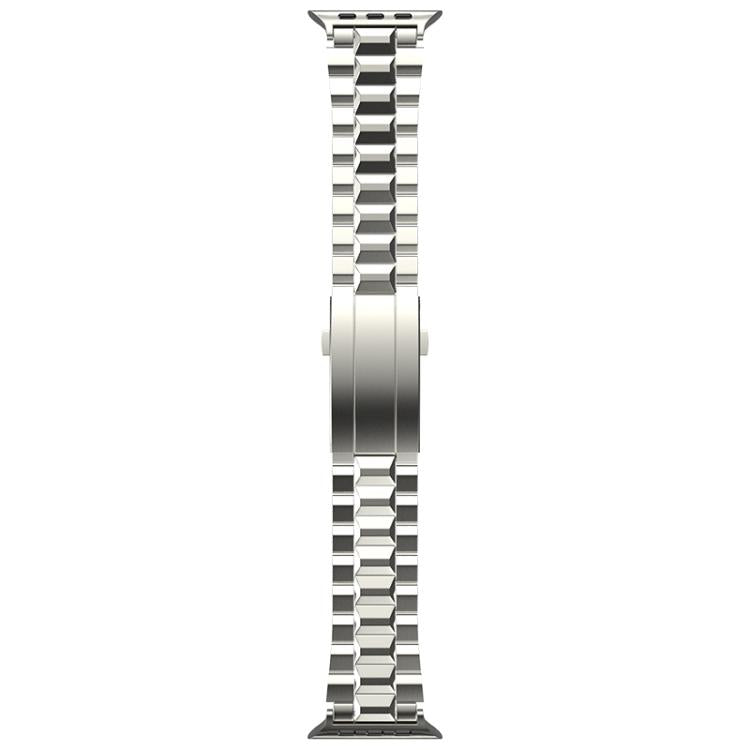 For Apple Watch 42mm / 41mm / 40mm / 38mm T-shaped Turtle Buckle Detachable Titanium Watch Band(Titanium)