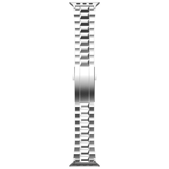 For Apple Watch 42mm / 41mm / 40mm / 38mm T-shaped Turtle Buckle Detachable Titanium Watch Band(Silver)