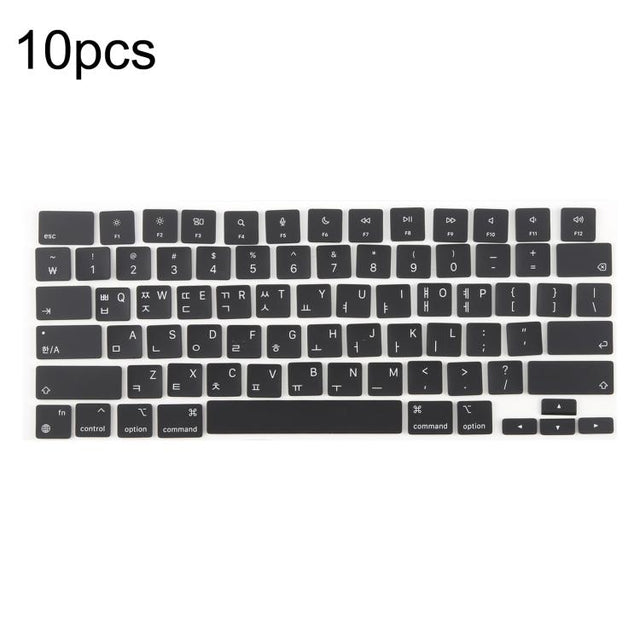 For MacBook A2681 A2941 A3113 A3114 10pcs US Small Enter Version Keycaps, Language:Korean
