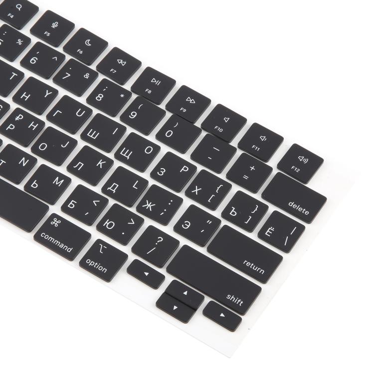 For MacBook A2442 A2485 A2779 A2780 A2991 A2992 A2918 10pcs US Small Enter Version Keycaps, Language:Russian