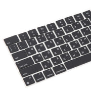 For MacBook A2442 A2485 A2779 A2780 A2991 A2992 A2918 10pcs US Small Enter Version Keycaps, Language:Russian